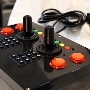 Atari 5200 True Analog Controller, Dual Stick, Overlay